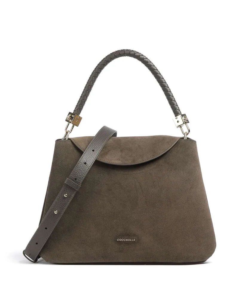 Coccinelle Tiggy Suede Sac à main fango