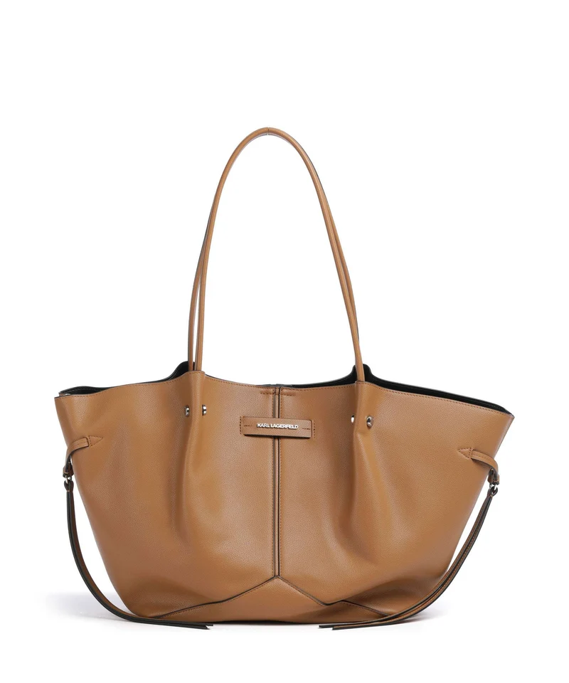 Karl Lagerfeld K/Pierced Medium Cabas caramel
