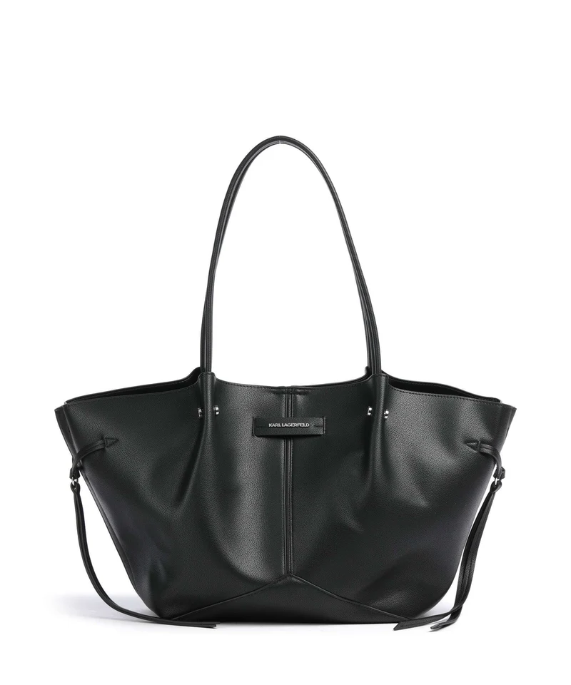 Karl Lagerfeld K/Pierced Medium Cabas black nickel