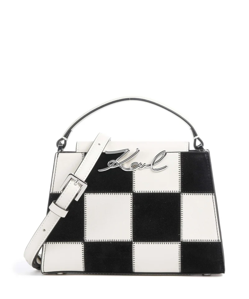 Karl Lagerfeld K/Signature Mini Sac à main black/white check