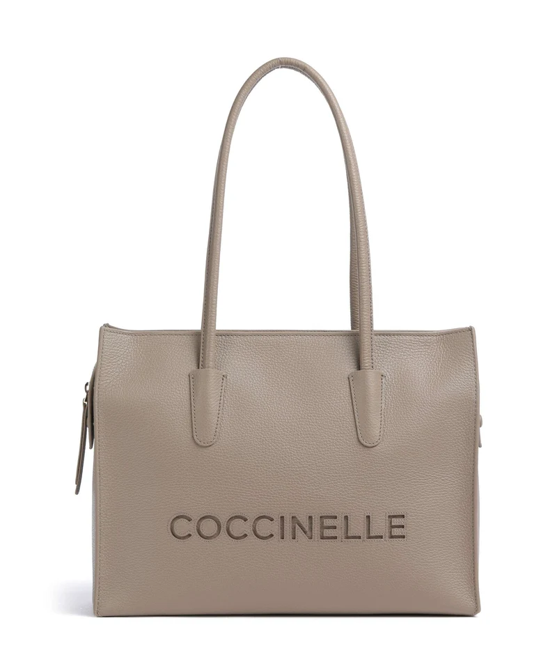 Coccinelle Myrtha Cabas warm taupe