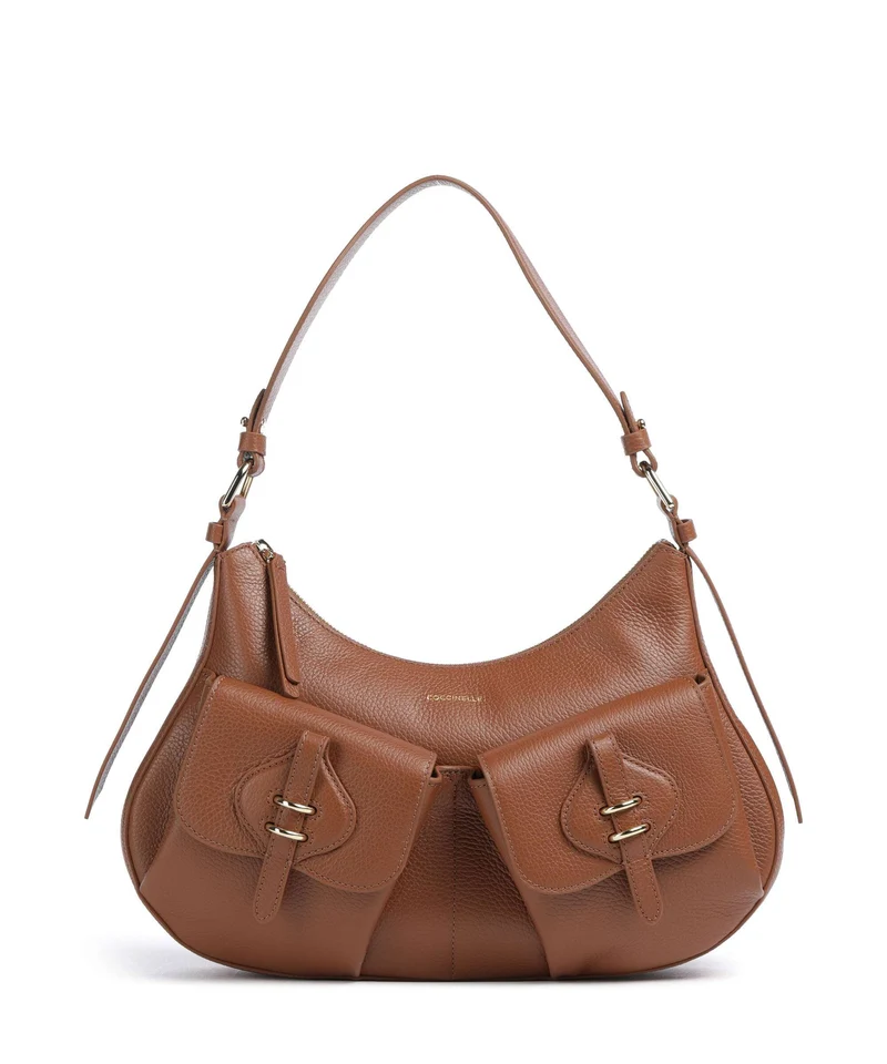 Coccinelle Mavery Pocket Sac fourre-tout cognac