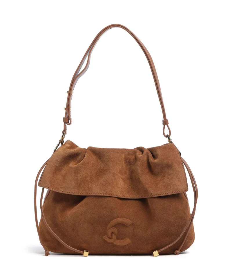 Coccinelle Lidia Suede Sac fourre-tout cognac