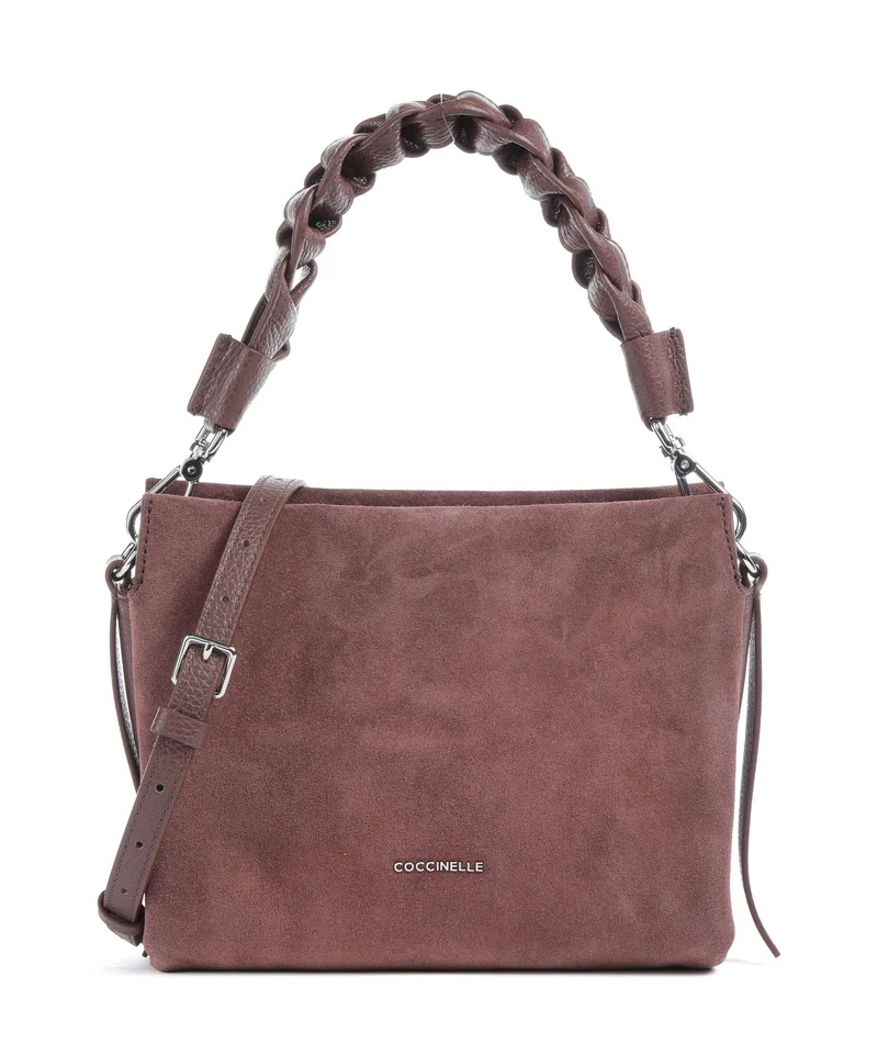 Coccinelle Boheme Suede Sac à main berry