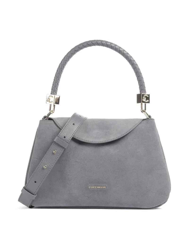 Coccinelle Tiggy Suede Sac porté épaule stove