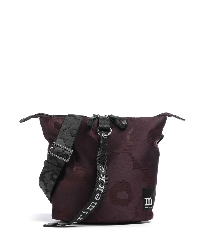 Marimekko Wear All Day Unikko Sac seau wine red/dark wine