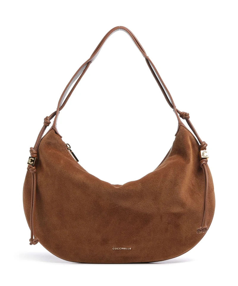 Coccinelle Thess Suede Sac fourre-tout cognac