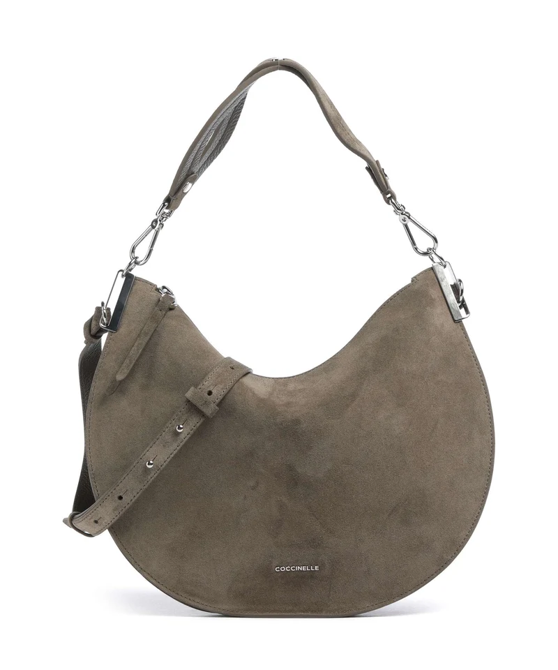 Coccinelle Sunup Suede Sac fourre-tout fango