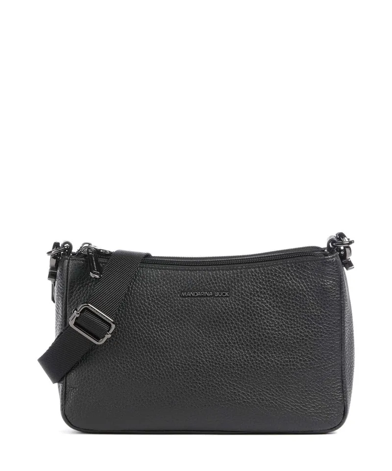 Mandarina Duck Mellow Leather Sac bandoulière nero