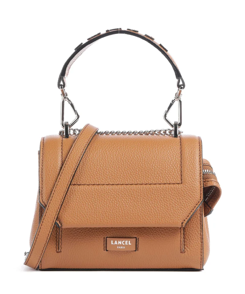 Lancel Ninon S Sac porté épaule camel