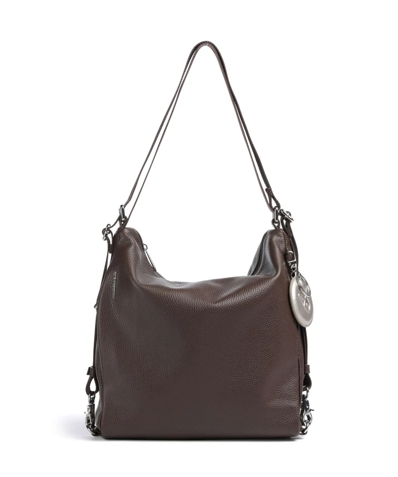 Mandarina Duck Mellow Leather Sac à main porté dos espresso