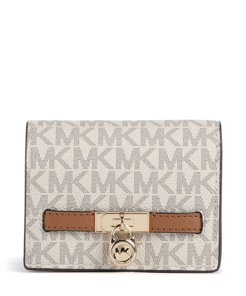 Michael Kors Hamilton Moderne Small Portefeuille vanilla/acorn