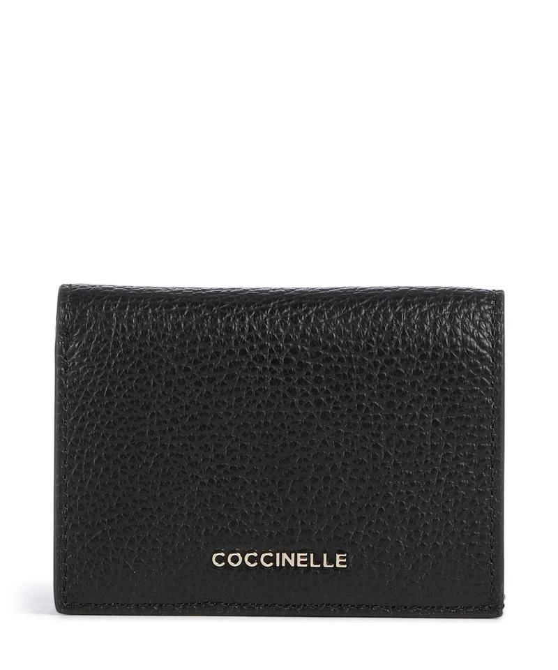 Coccinelle Metallic Soft Portefeuille noir