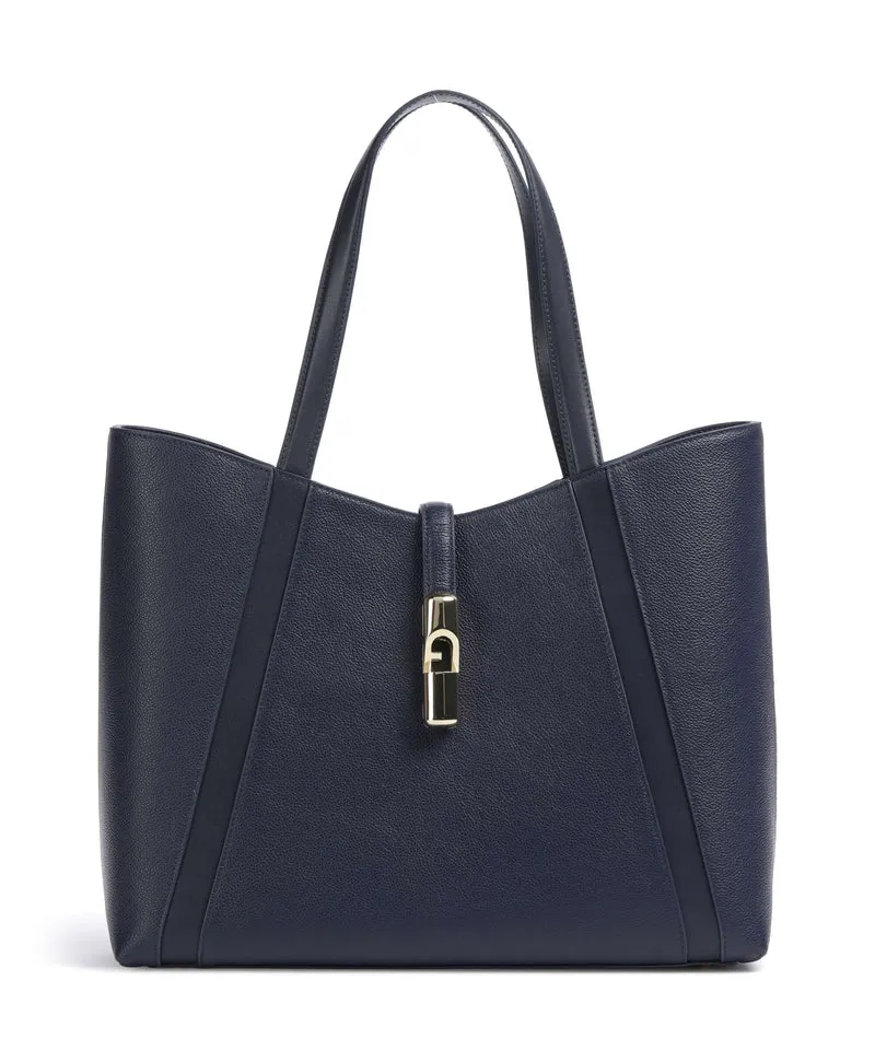 Furla Goccia L Cabas blu reale