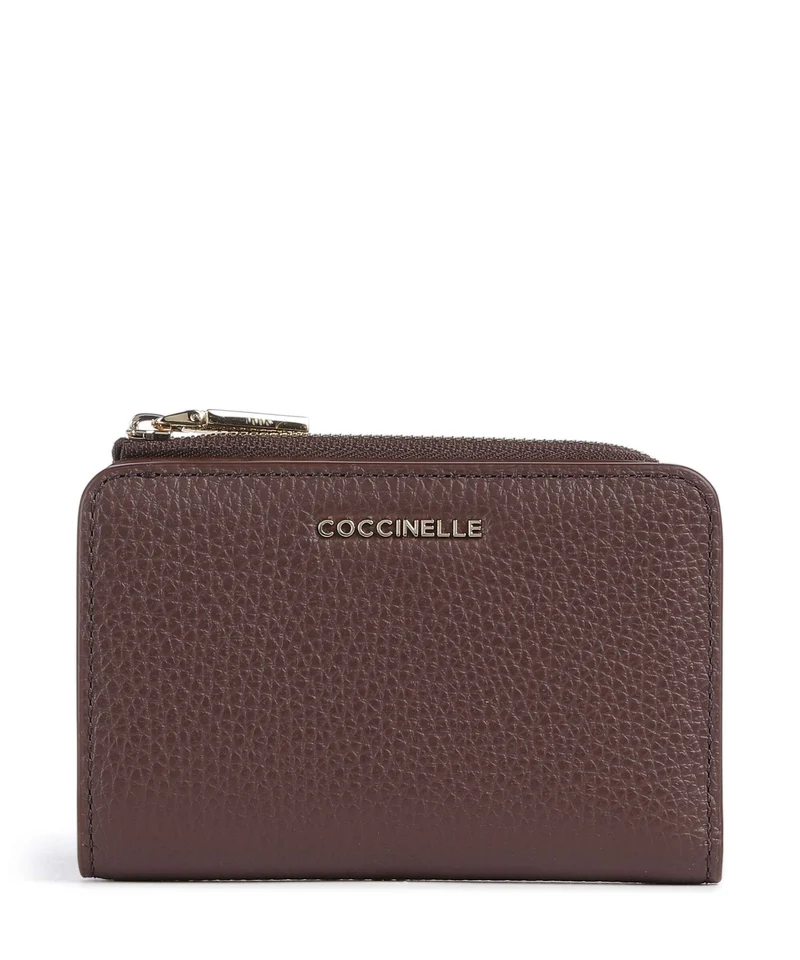 Coccinelle Metallic Soft Portefeuille berry