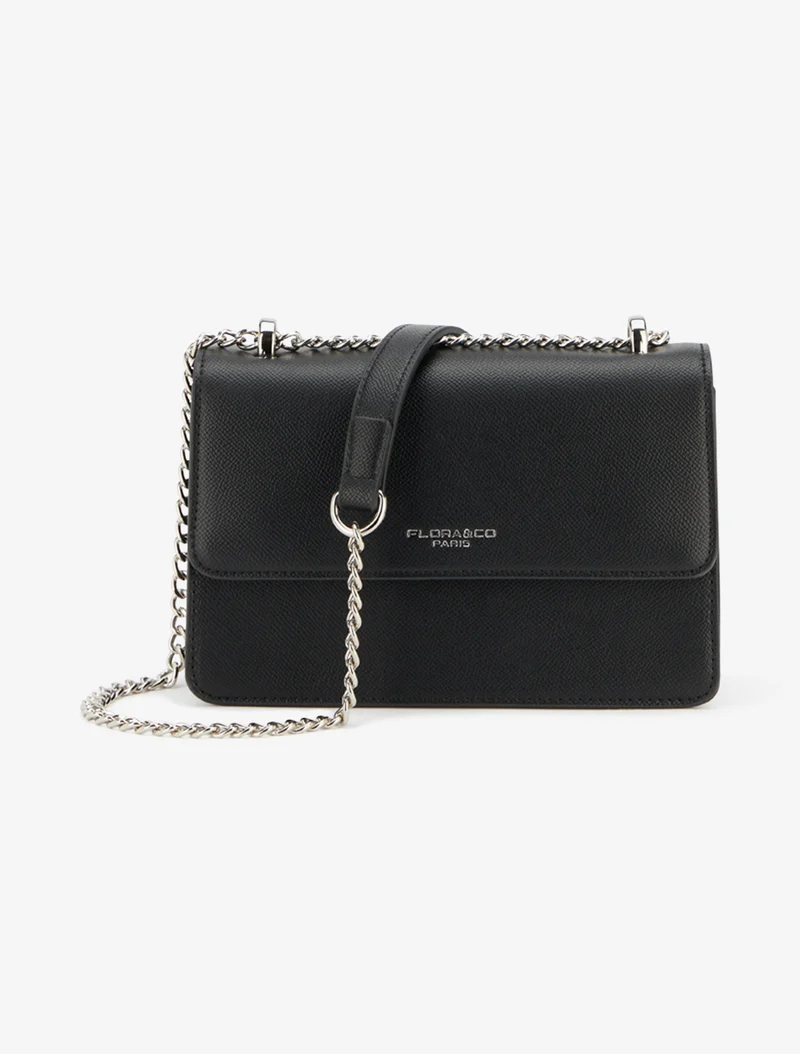 Sac à bandoulière Marguerite chaîne - Noir