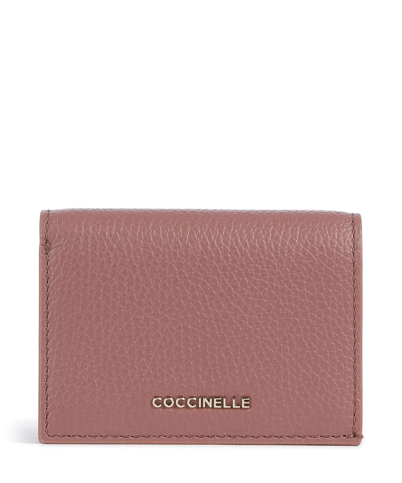 Coccinelle Metallic Soft Portefeuille winter rose
