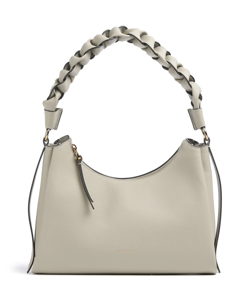Coccinelle Boheme Grana Double Sac porté épaule eucalipto/fango