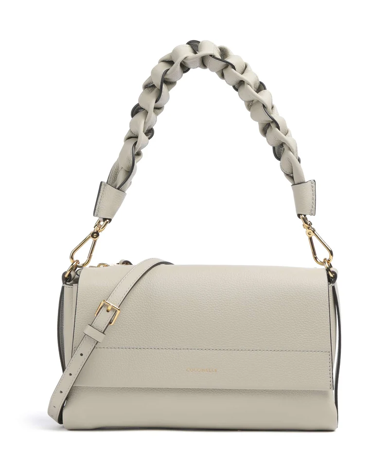 Coccinelle Boheme Grana Double Sac porté épaule eucalipto/fango