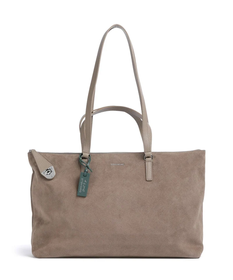 Coccinelle Beat Generation Suede Cabas warm taupe