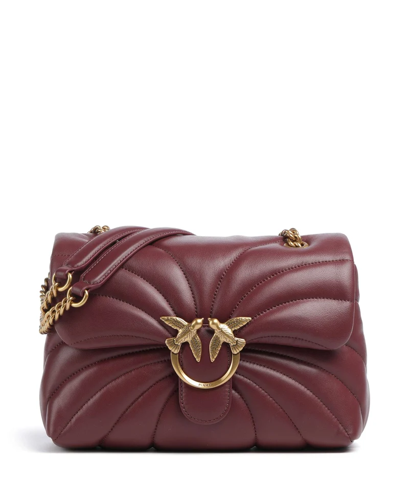 Pinko Love Puff Classic Sac porté épaule ribes intenso/antique gold