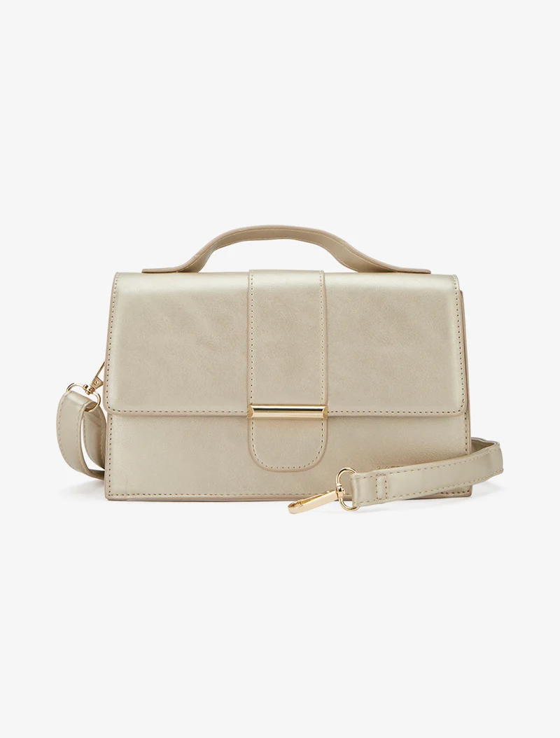 Sac besace Joni bandoulière amovible - Or