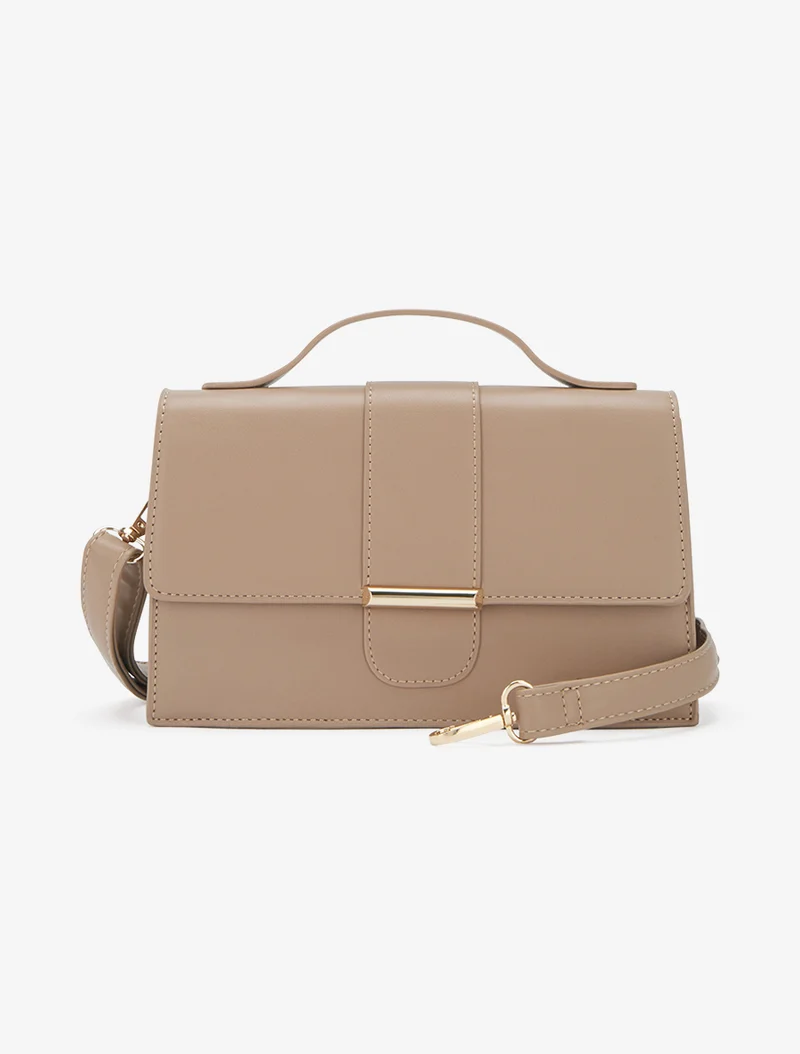 Sac besace Joni bandoulière - Taupe