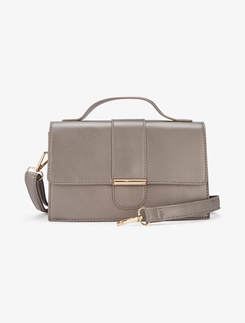Sac besace Joni bandoulière amovible - Bronze