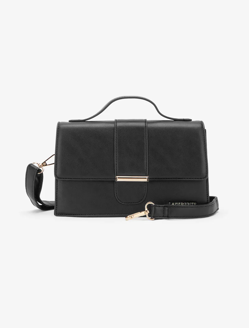 Sac besace Joni bandoulière amovible - Noir
