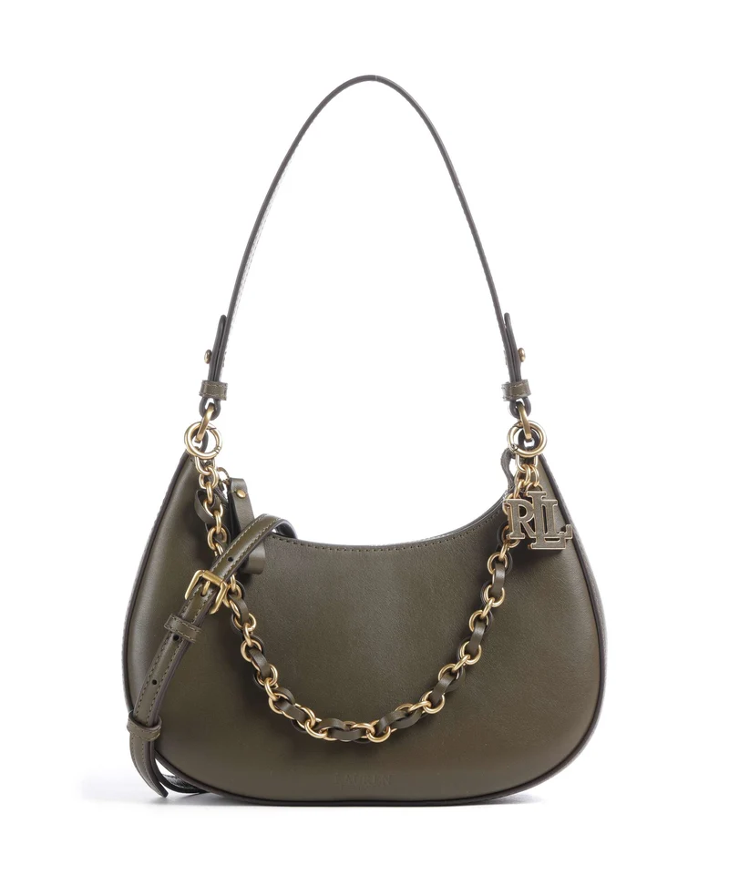 Lauren Ralph Lauren Marcy Medium Sac porté épaule botanic green