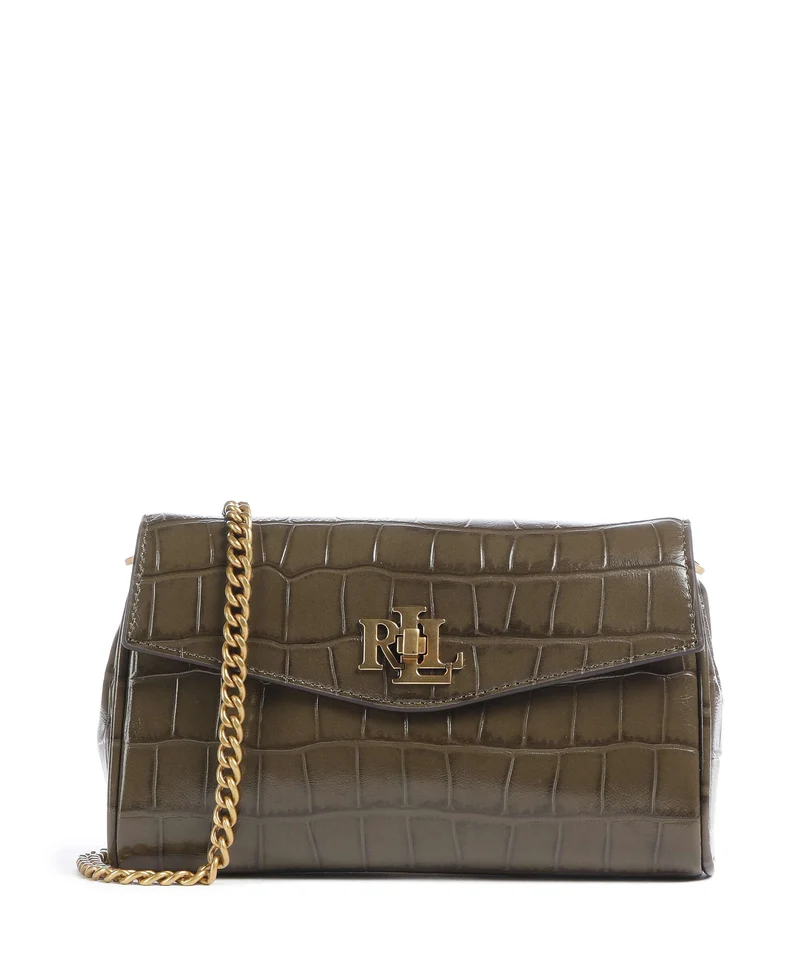 Lauren Ralph Lauren Tanner Large Sac bandoulière botanic green