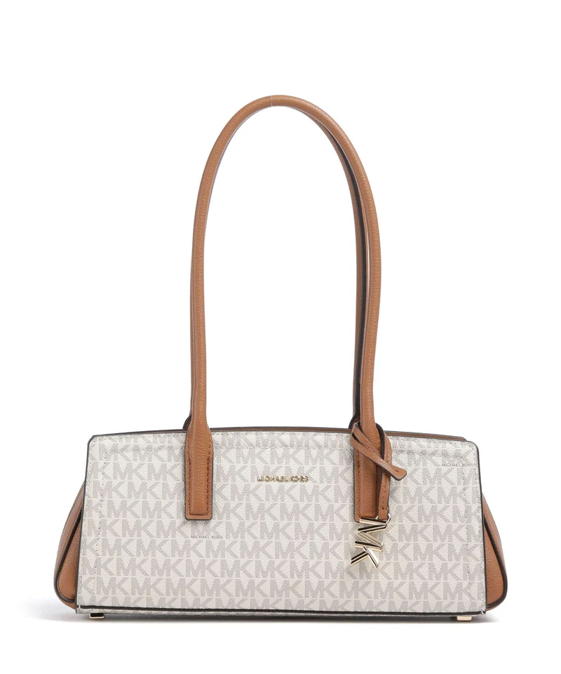Michael Kors Laila Small Sac porté épaule vanilla/acorn