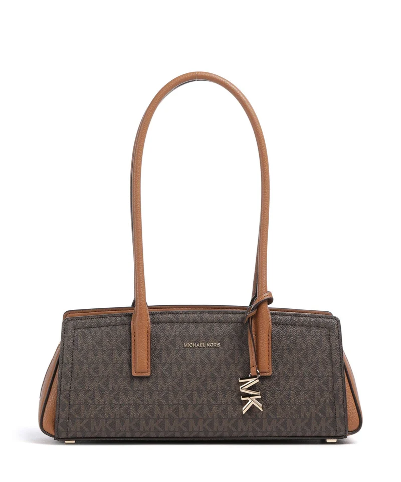 Michael Kors Laila Small Sac porté épaule brown/acorn