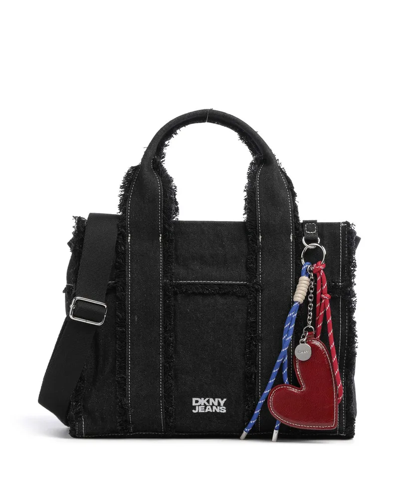 DKNY Barret Medium Sac à main black denim