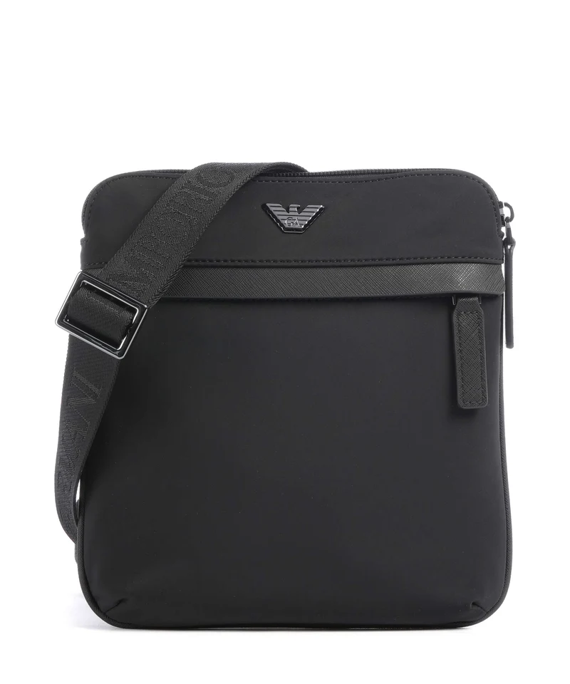 Emporio Armani Nylon Recycled Sac bandoulière black beauty