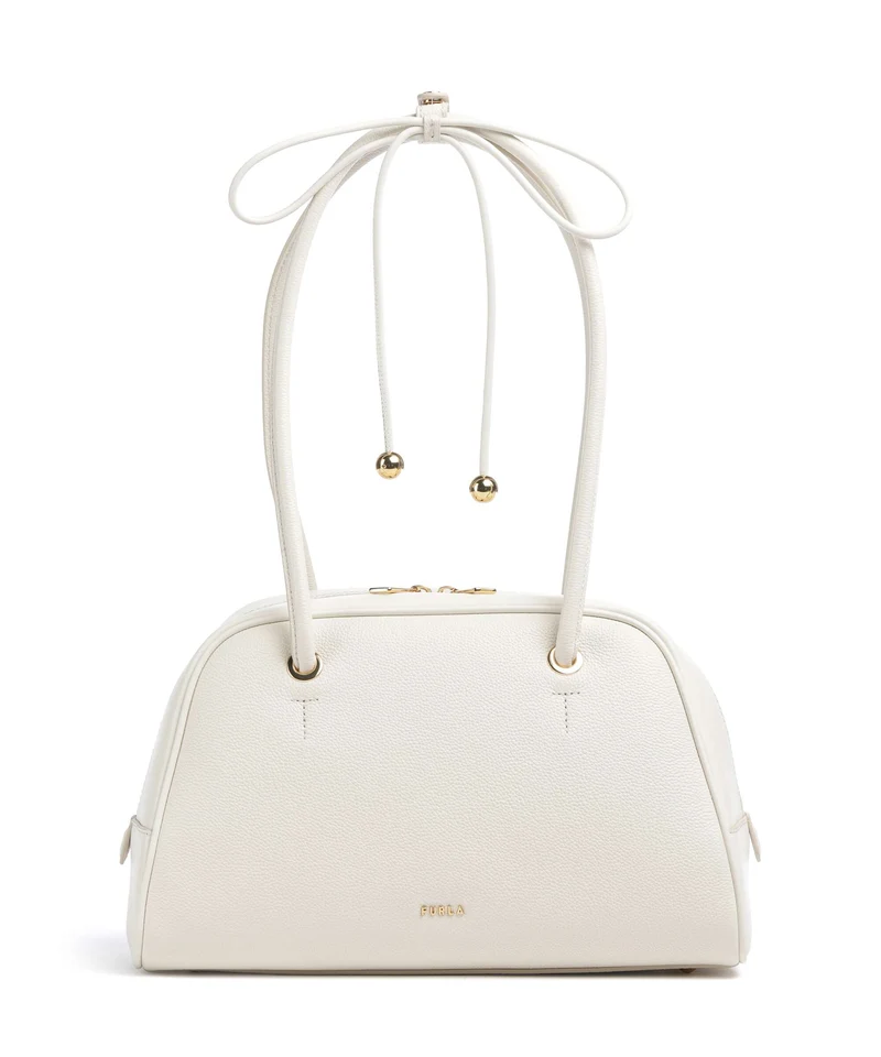 Furla Poppy M Sac porté épaule panna