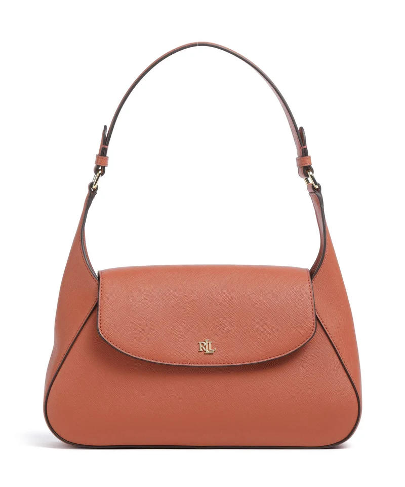 Lauren Ralph Lauren Schylar Medium Sac porté épaule red terracotta