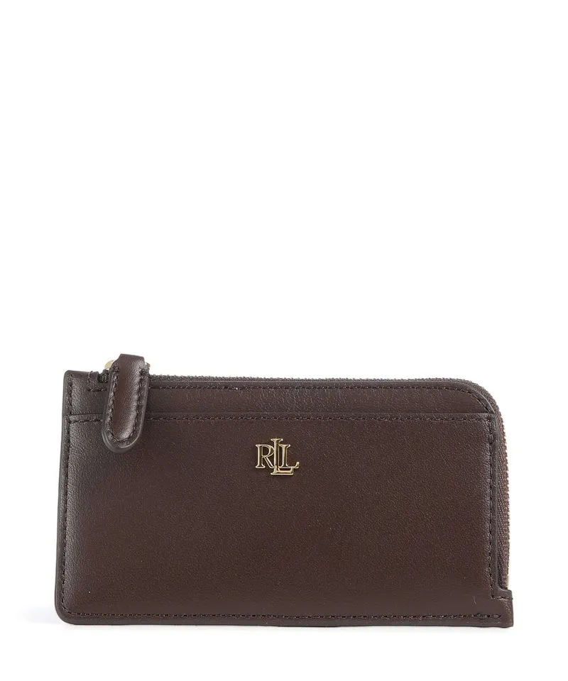 Lauren Ralph Lauren Étui à cartes crédit chestnut brown