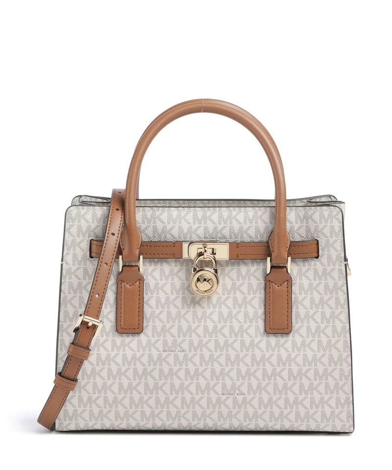 Michael Kors Hamilton Moderne Small Sac à main vanilla/acorn