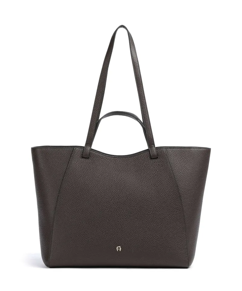 Aigner Pura L Cabas soil brown