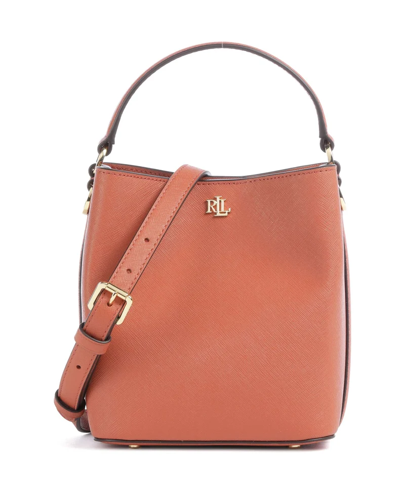 Lauren Ralph Lauren Reese Small Sac seau red terracotta