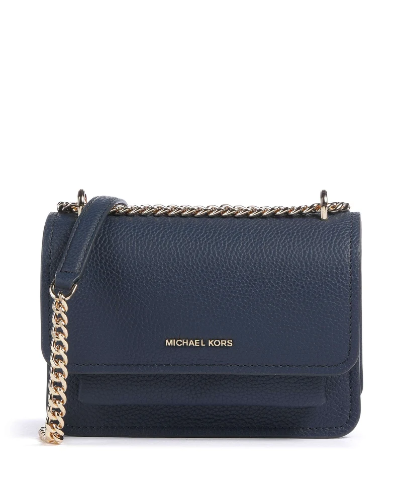 Michael Kors Claire Small Sac porté épaule navy