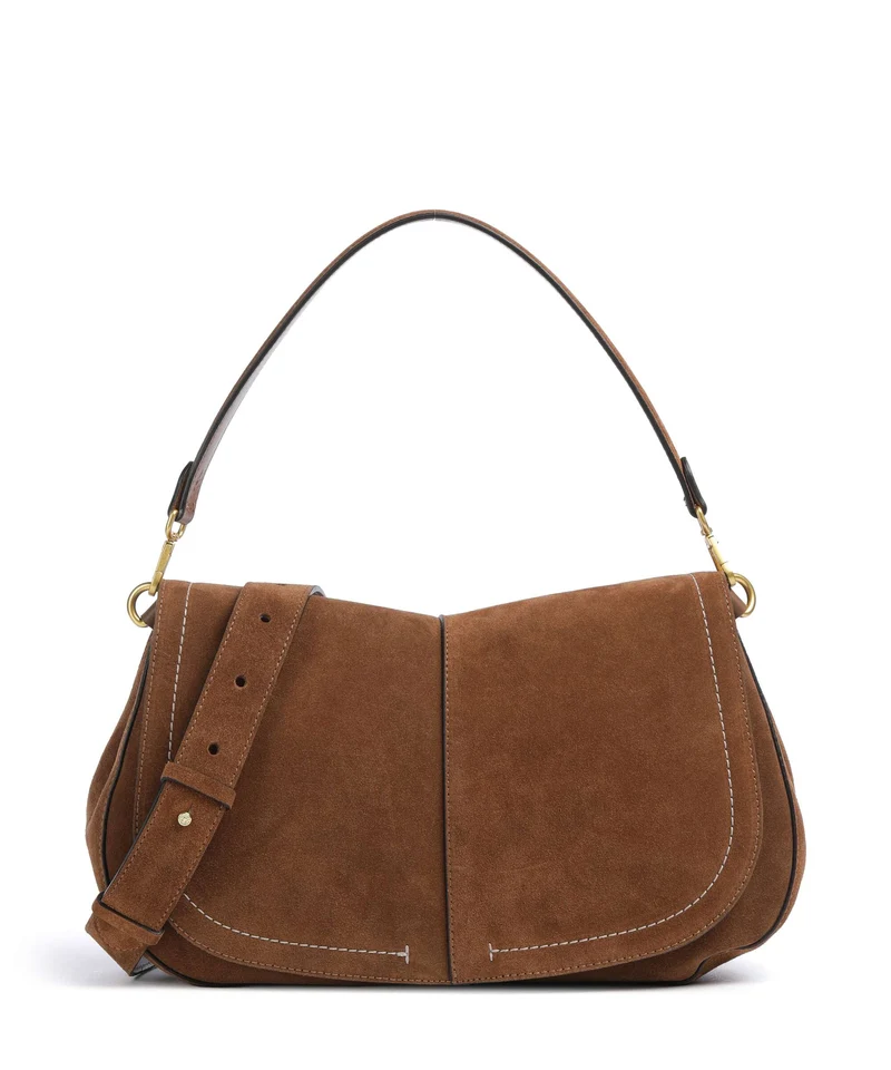 Gianni Chiarini Helena Round Sac porté épaule cognac