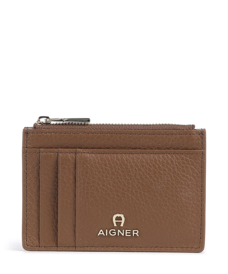 Aigner Fashion Étui à cartes crédit saddle brown