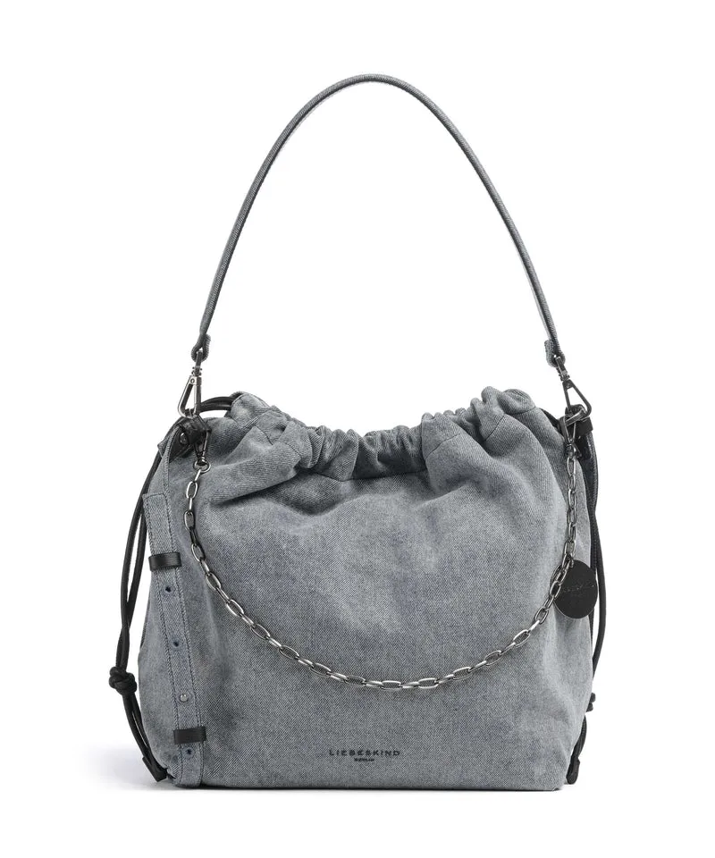 Liebeskind Lya II Denim M Sac seau blue denim
