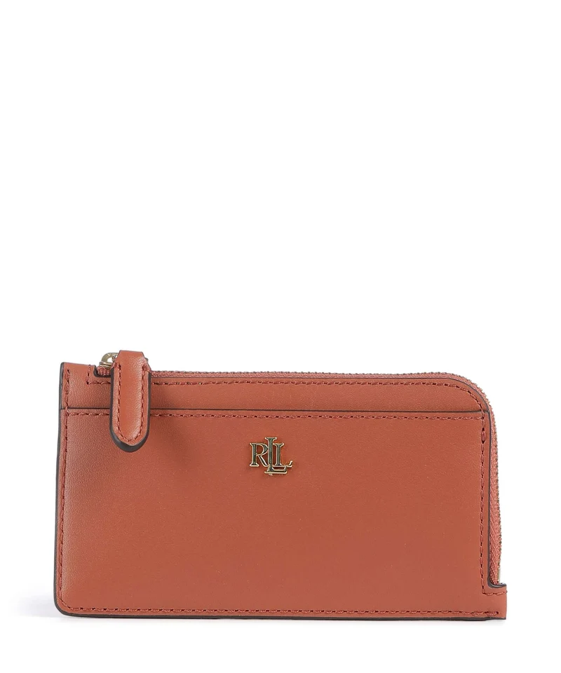 Lauren Ralph Lauren Étui à cartes crédit red terracotta
