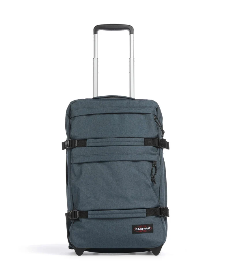 Eastpak Transit'R Plus Core S Sac de voyage à roulettes triple denim