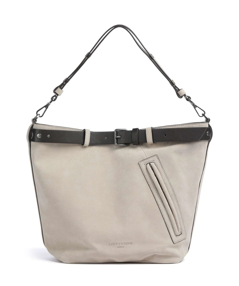 Liebeskind Zita Hydro Suede L Sac seau beige