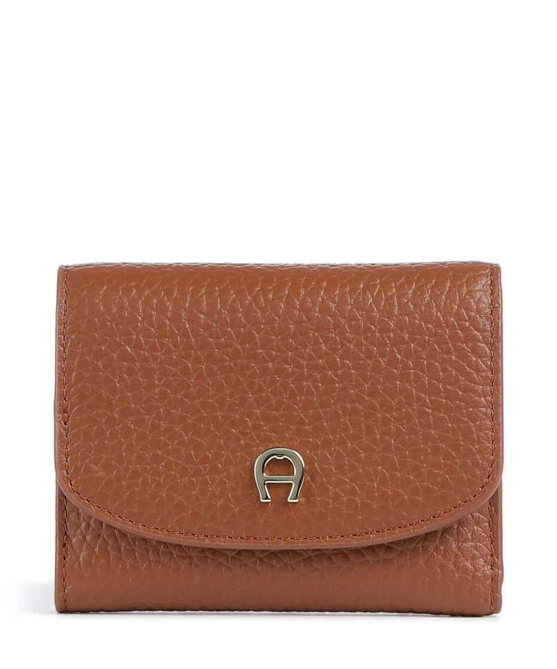 Aigner Carré Soft Portefeuille cognac brown