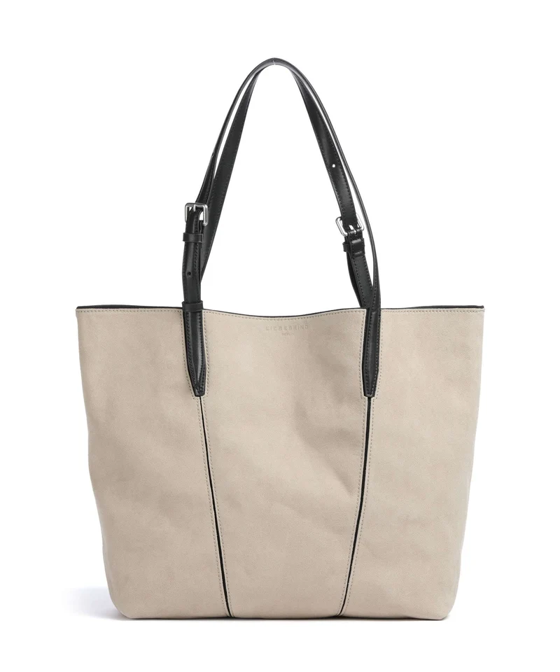 Liebeskind Una Recycled Suede M Cabas beige